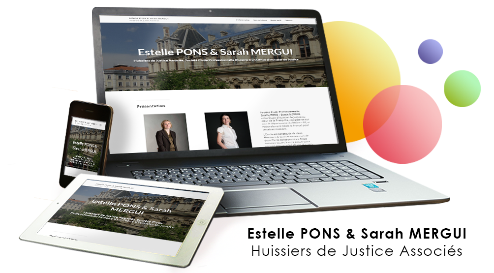 Site Wordpress pour Huissiers Pons Mergui